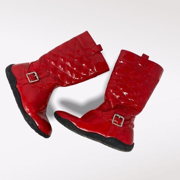 Kenneth COLE REACTION | Kids Red Boots - Picture 1 of 9